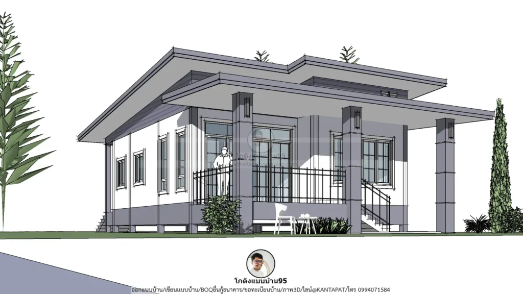 P-2625-บ้านชั้นเดียวโมเดิร์น