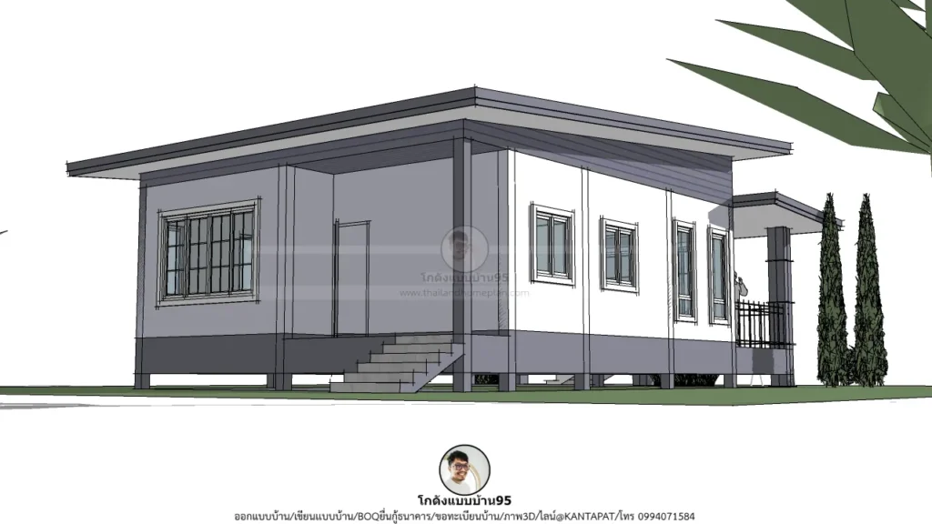 P-2625-บ้านชั้นเดียวโมเดิร์น