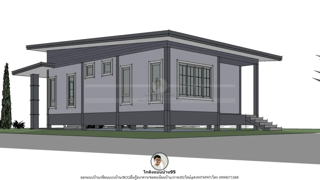 P-2625-บ้านชั้นเดียวโมเดิร์น