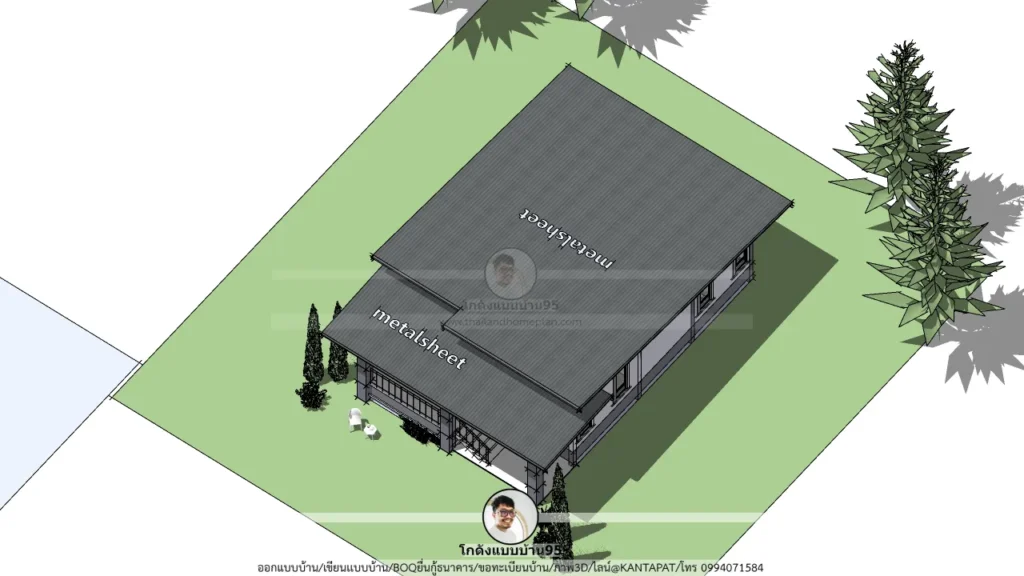 P-2625-บ้านชั้นเดียวโมเดิร์น