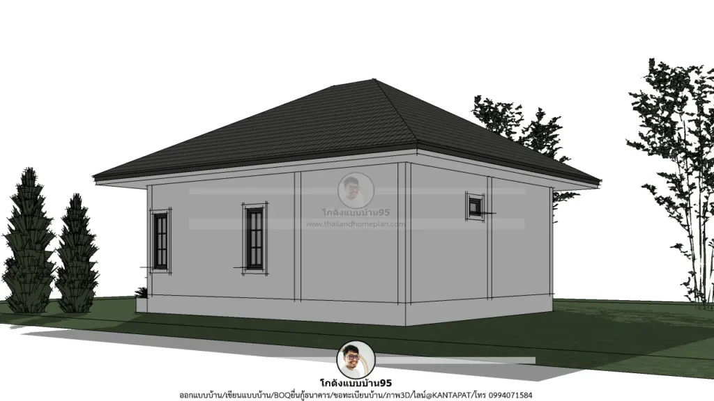 P-2640-บ้านชั้นเดียวมีที่จอดรถ