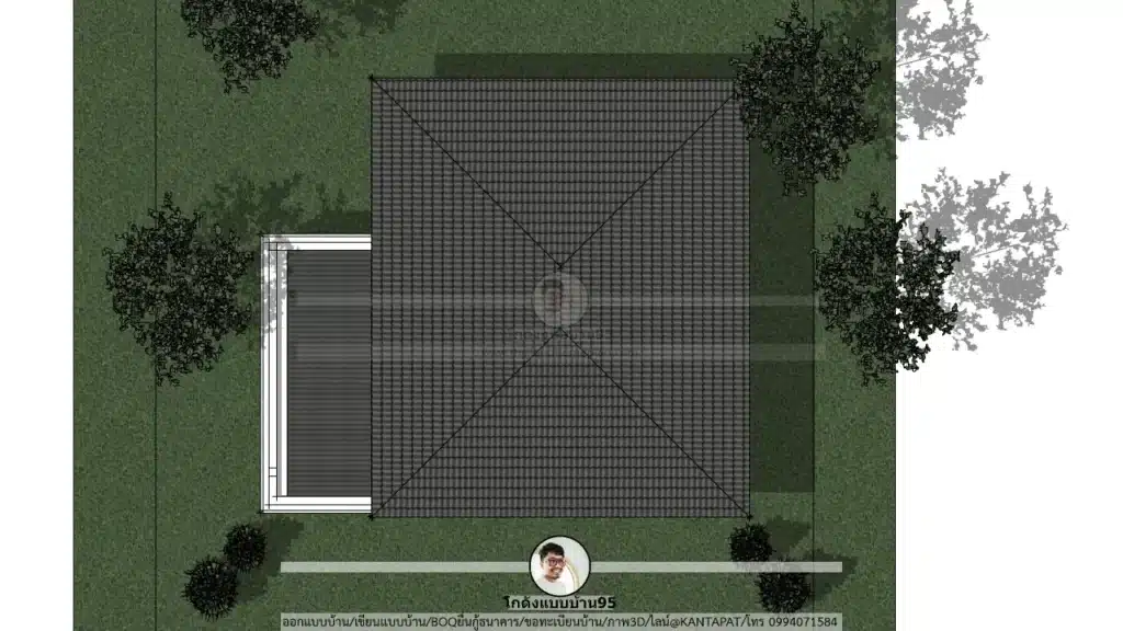 P-2640-บ้านชั้นเดียวมีที่จอดรถ