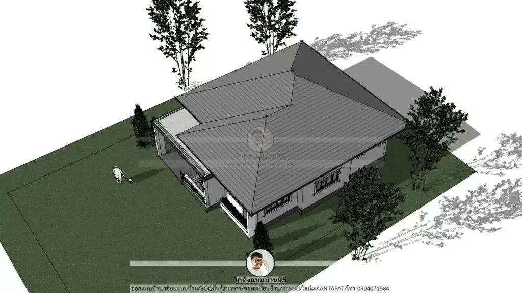 P-2678-บ้านชั้นเดียว 3 ห้องนอน