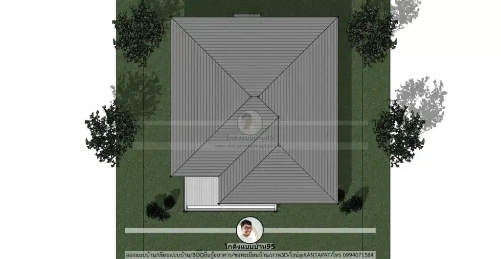 P-2678-บ้านชั้นเดียว 3 ห้องนอน