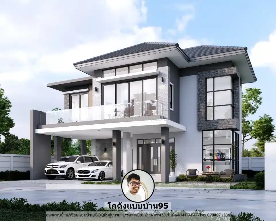 P-2646 บ้านสองชั้นสไตล์คอนเทมโพลารี่