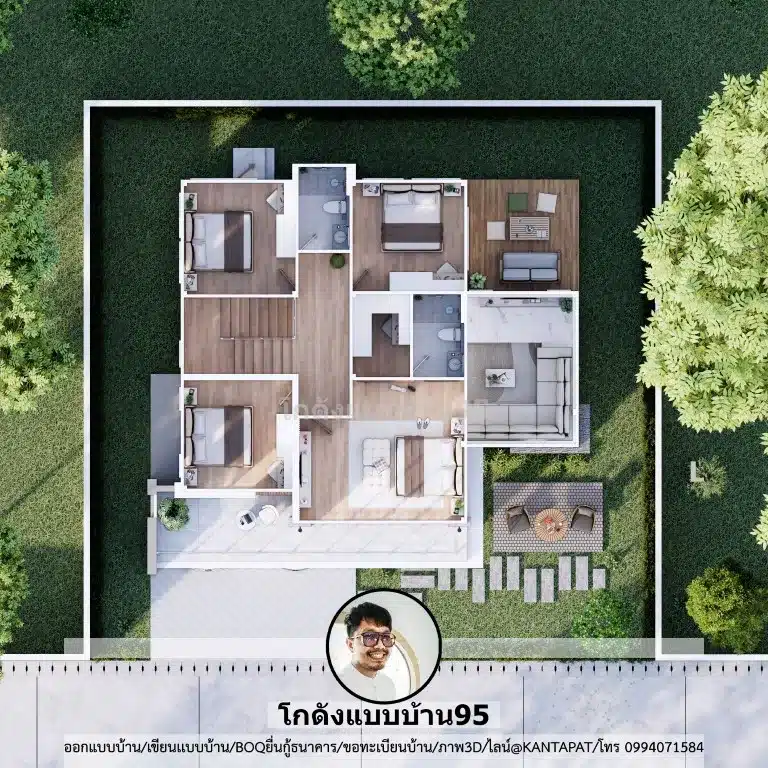 P-2646 บ้านสองชั้นสไตล์คอนเทมโพลารี่