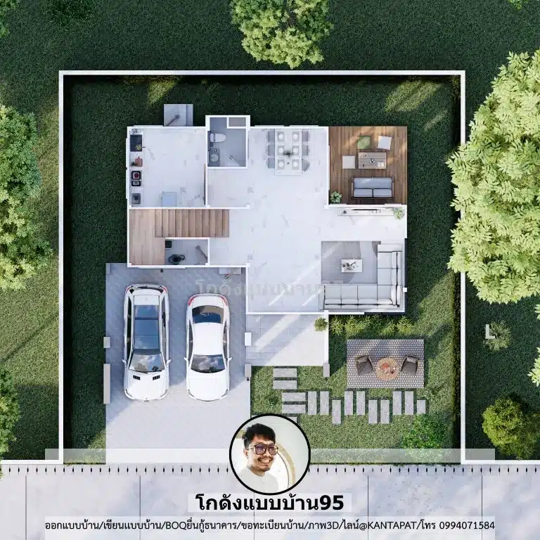 P-2646 บ้านสองชั้นสไตล์คอนเทมโพลารี่