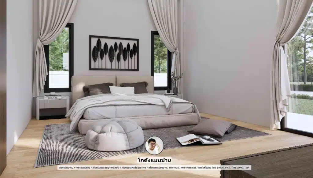 P2637-บ้านชั้นเดียว 5 ห้องนอน-ห้องนอน