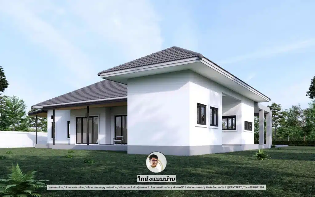 P2637-บ้านชั้นเดียว 5 ห้องนอน