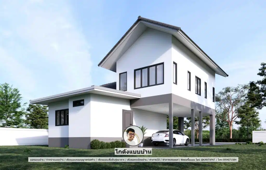 P-2670-บ้านปั้นหยาผสมจั่วชั้นครึ่ง