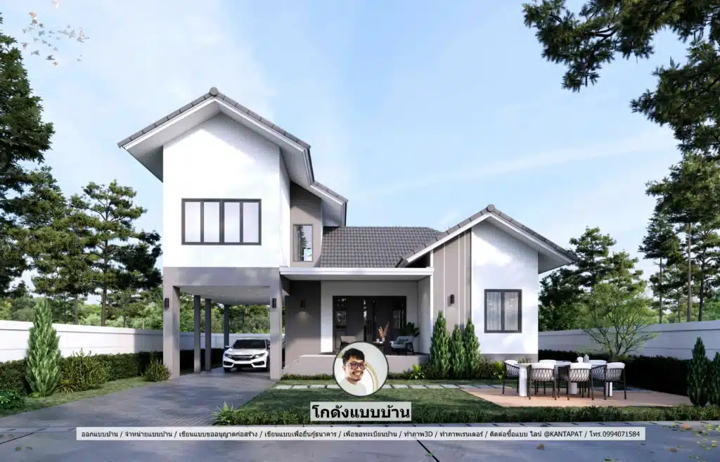 P-2670-บ้านปั้นหยาผสมจั่วชั้นครึ่ง