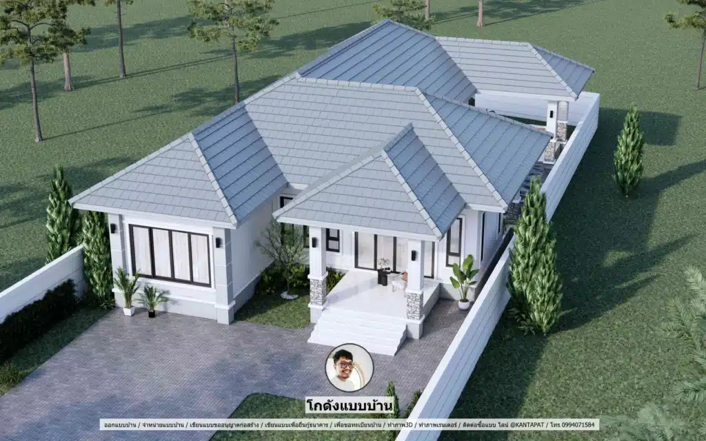 P-2695-บ้านชั้นเดียวสไตล์คอนเทมโพรารี