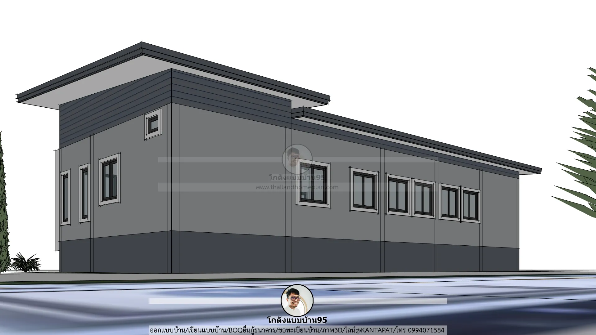 P-2703-บ้านโมเดิร์นชั้นเดียว