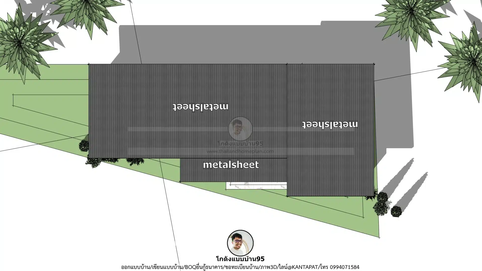 P-2703-บ้านโมเดิร์นชั้นเดียว