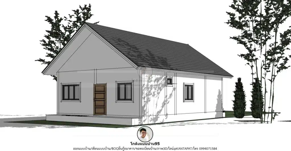 P-2656-บ้านชั้นเดียวสไตล์มินิมอล