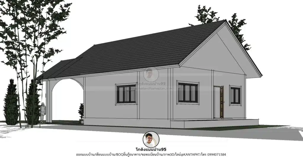 P-2656-บ้านชั้นเดียวสไตล์มินิมอล
