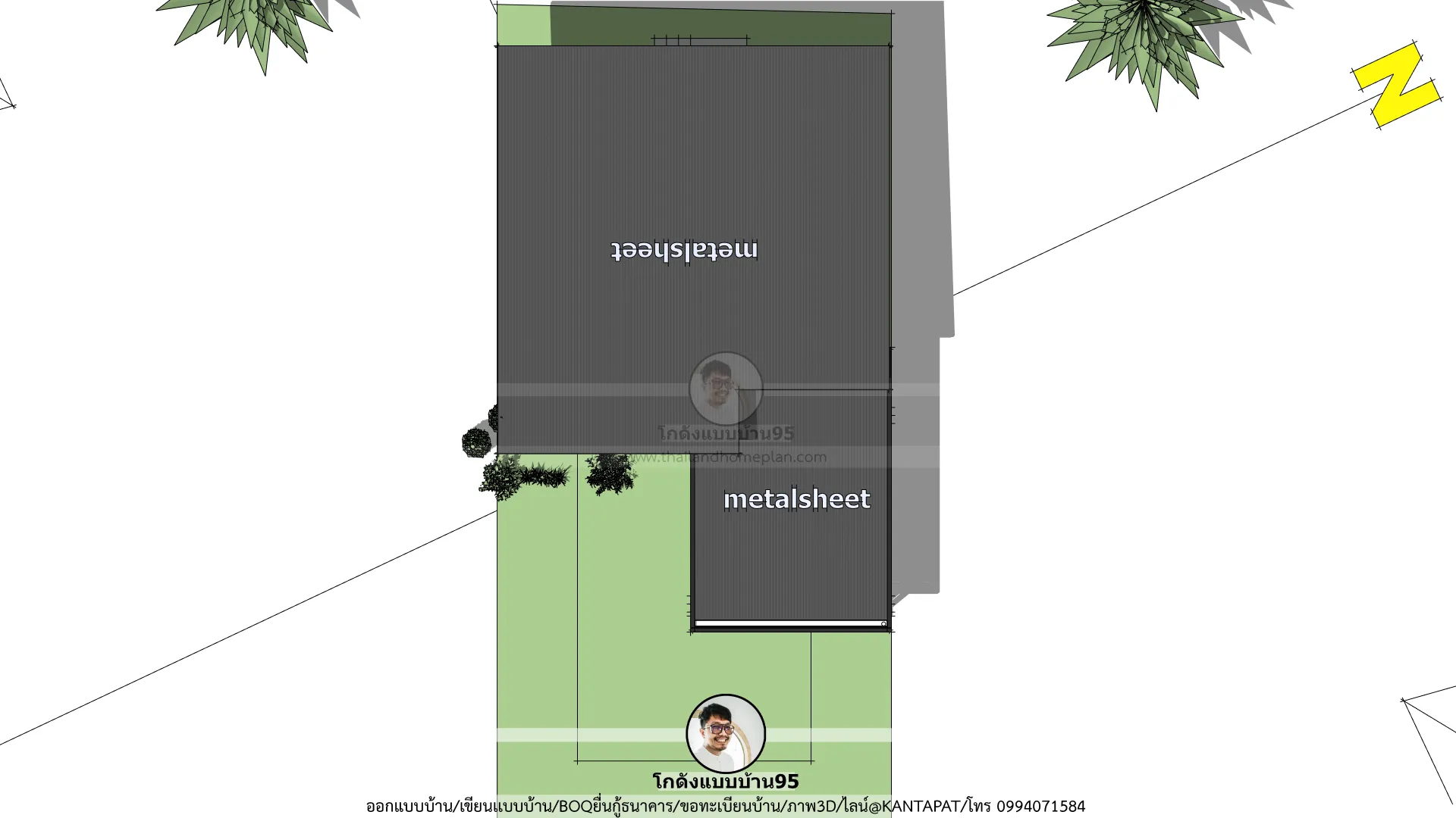 P-2706-บ้านชั้นเดียวสไตล์โมเดิร์น