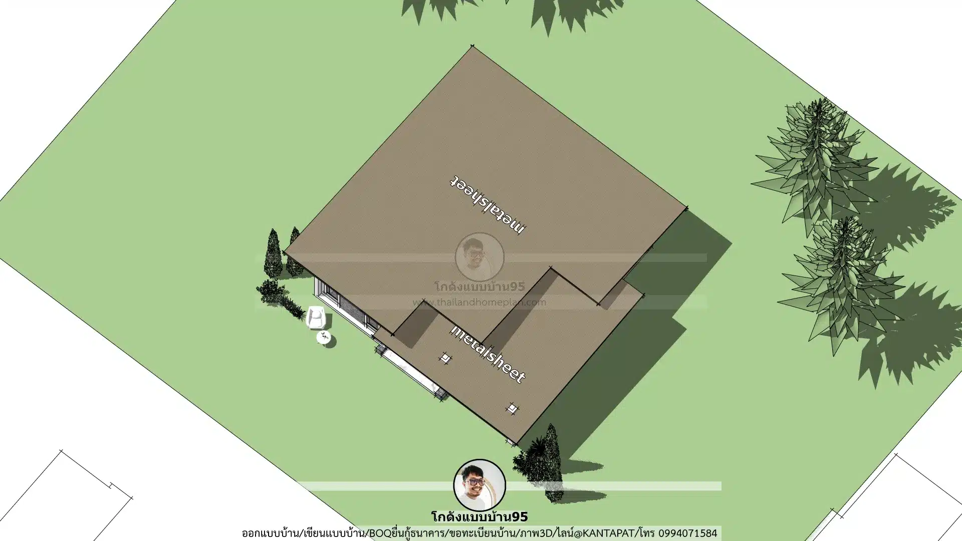 P-2712-บ้านโมเดิร์นชั้นเดียว