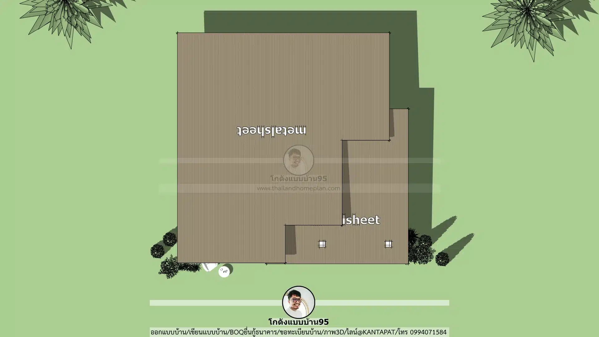 P-2712-บ้านโมเดิร์นชั้นเดียว