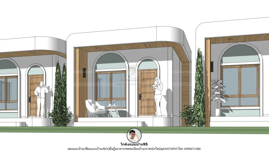 P-2715-บ้านชั้นเดียวทรงกล่องสไตล์มินิมอล