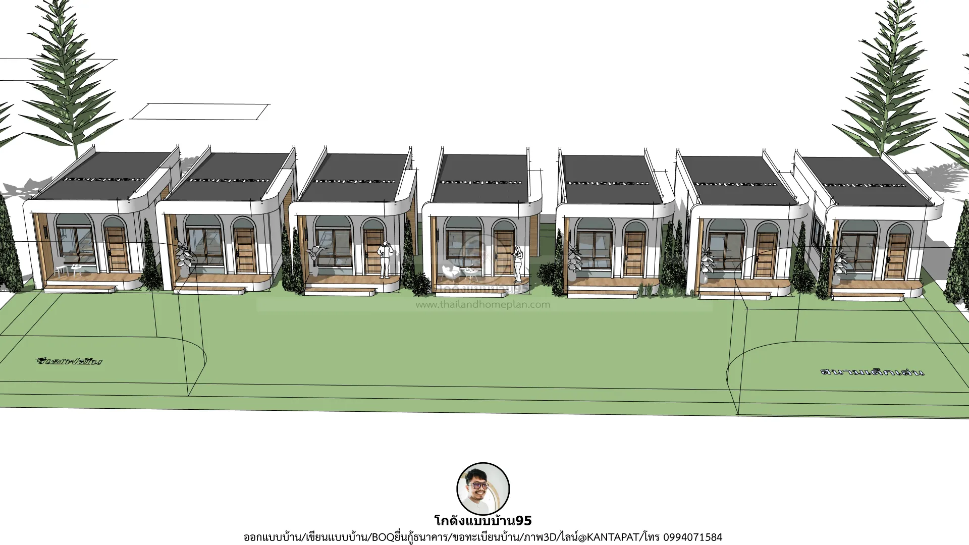 P-2715-บ้านชั้นเดียวทรงกล่องสไตล์มินิมอล
