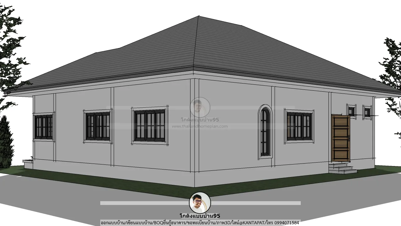 P-2740-บ้านชั้นเดียวคอนเทมโพลารี่