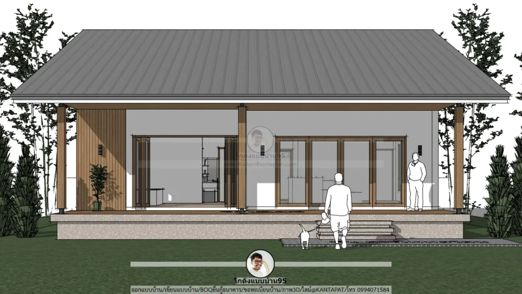 P-2742-บ้านชั้นเดียวสไตล์มินิมอล