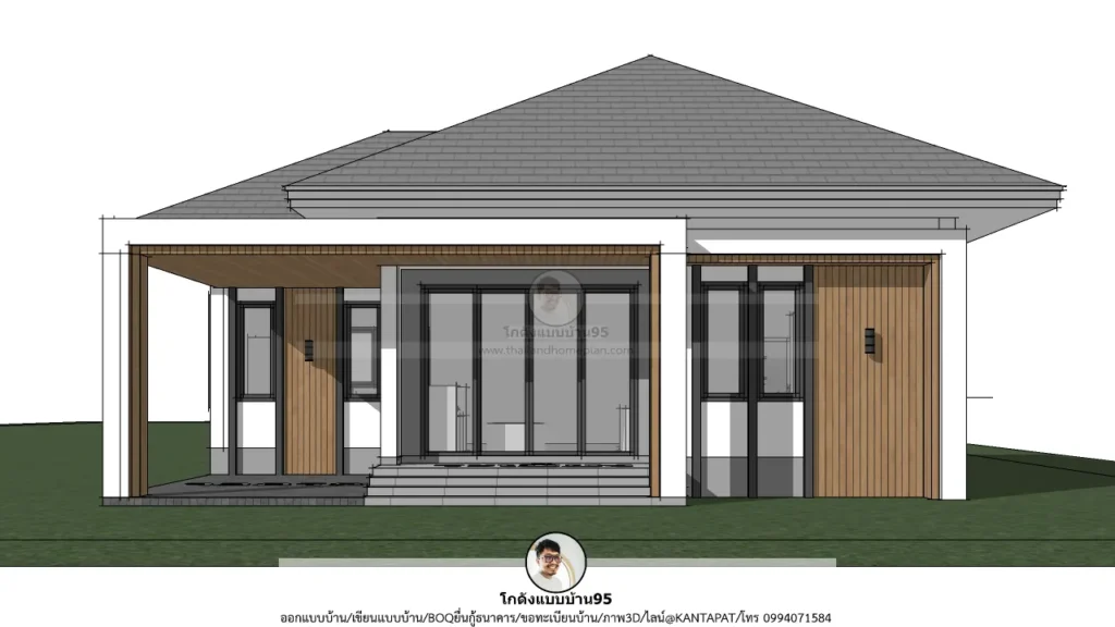 P-2755-บ้านชั้นเดียวสไตล์คอนเทมโพรารี