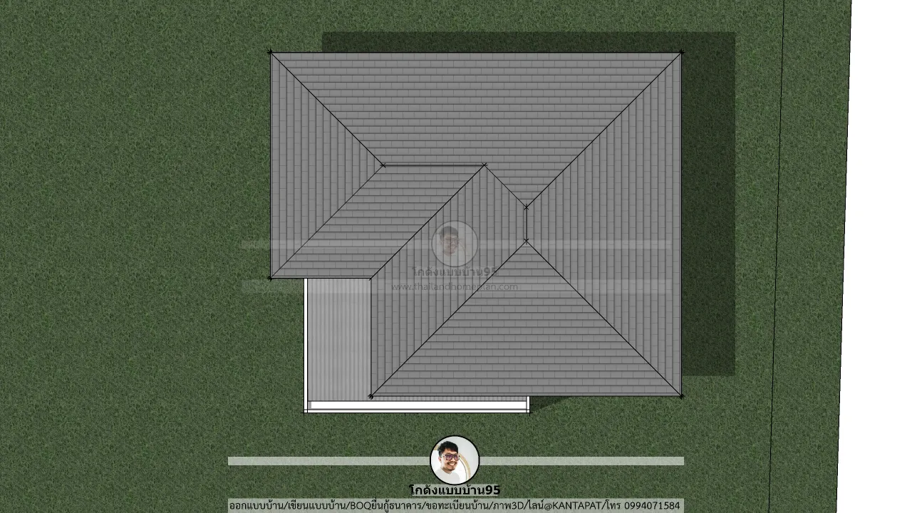 P-2755-บ้านสไตล์คอนเทมโพรารีชั้นเดียว