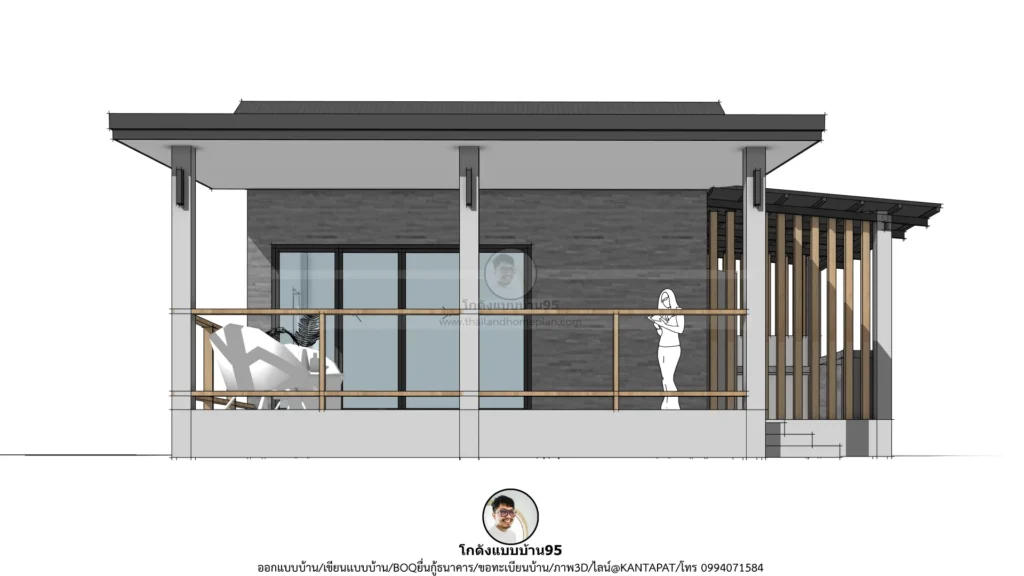 P-2765-บ้านชั้นเดียวสไตล์โมเดิร์น
