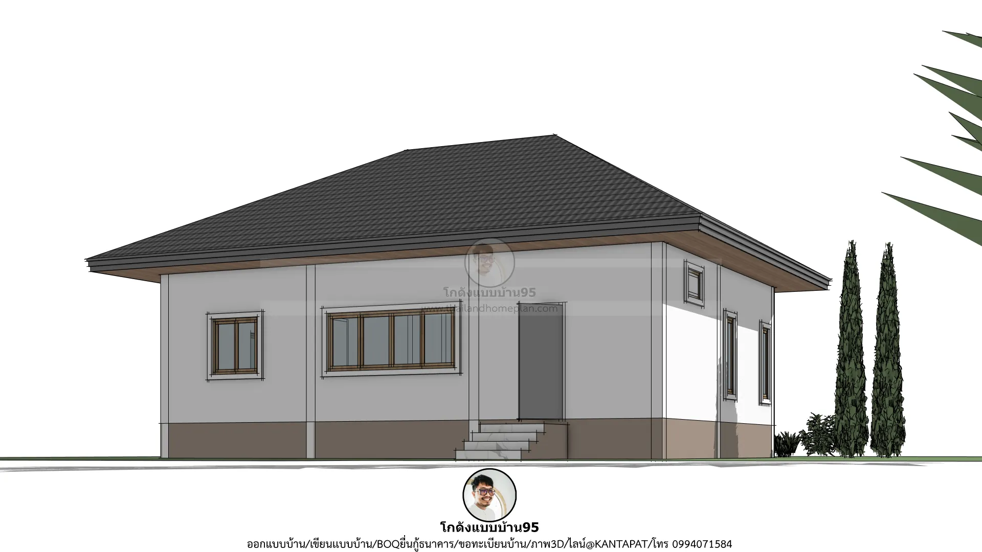 P-2778-บ้านชั้นเดียวคอนเทมโพรารี