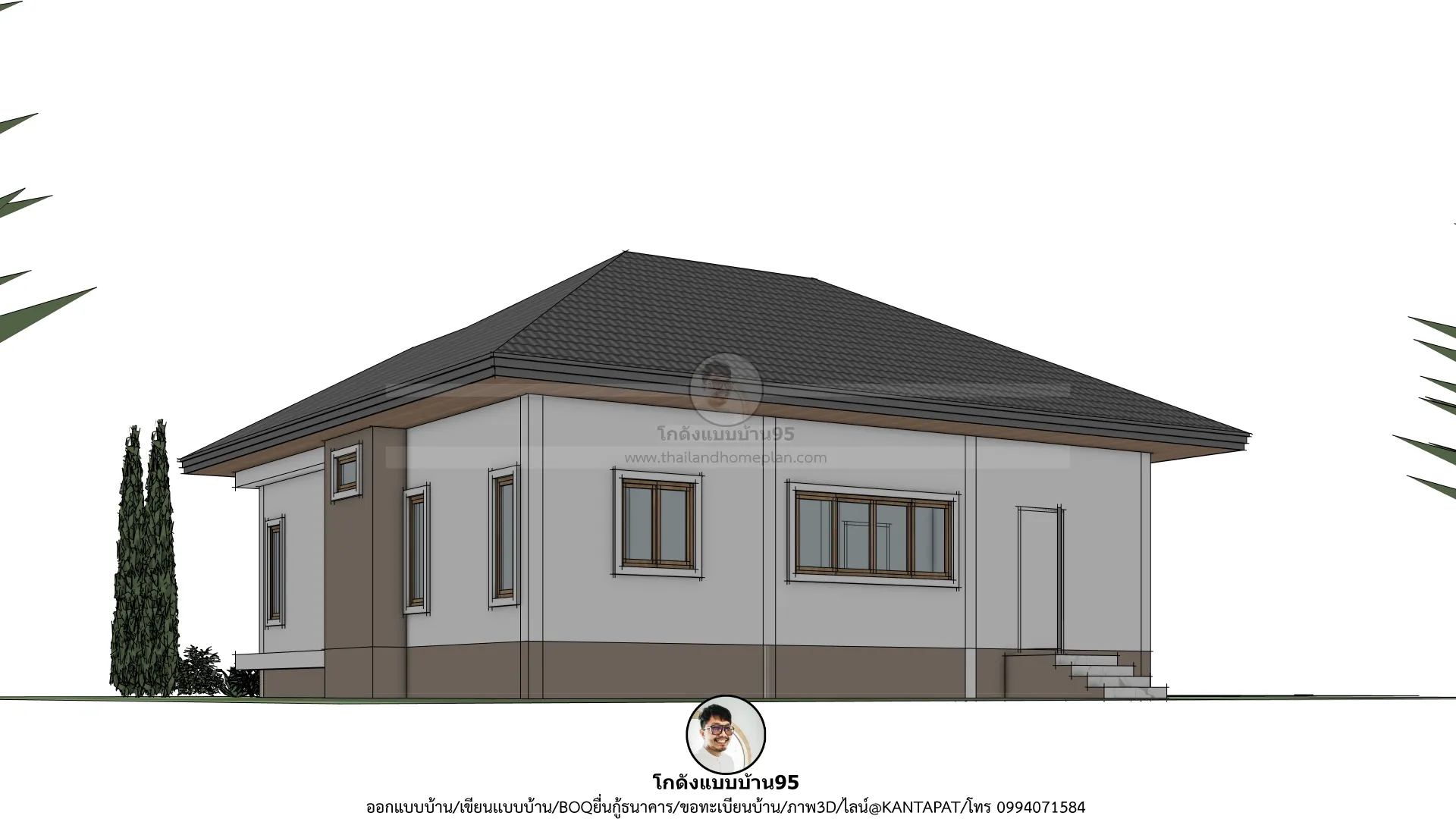 P-2778-บ้านชั้นเดียวคอนเทมโพรารี