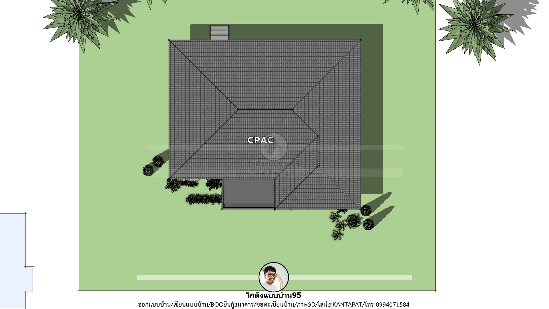 P-2778-บ้านชั้นเดียวคอนเทมโพรารี