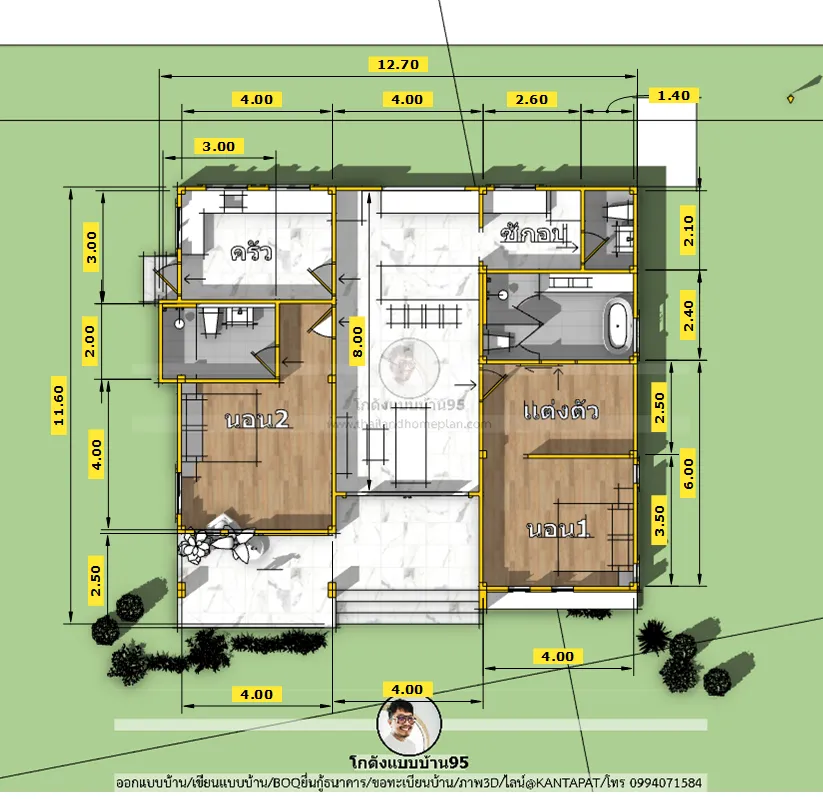 P-2756-บ้านสไตล์คอนเทมโพรารี