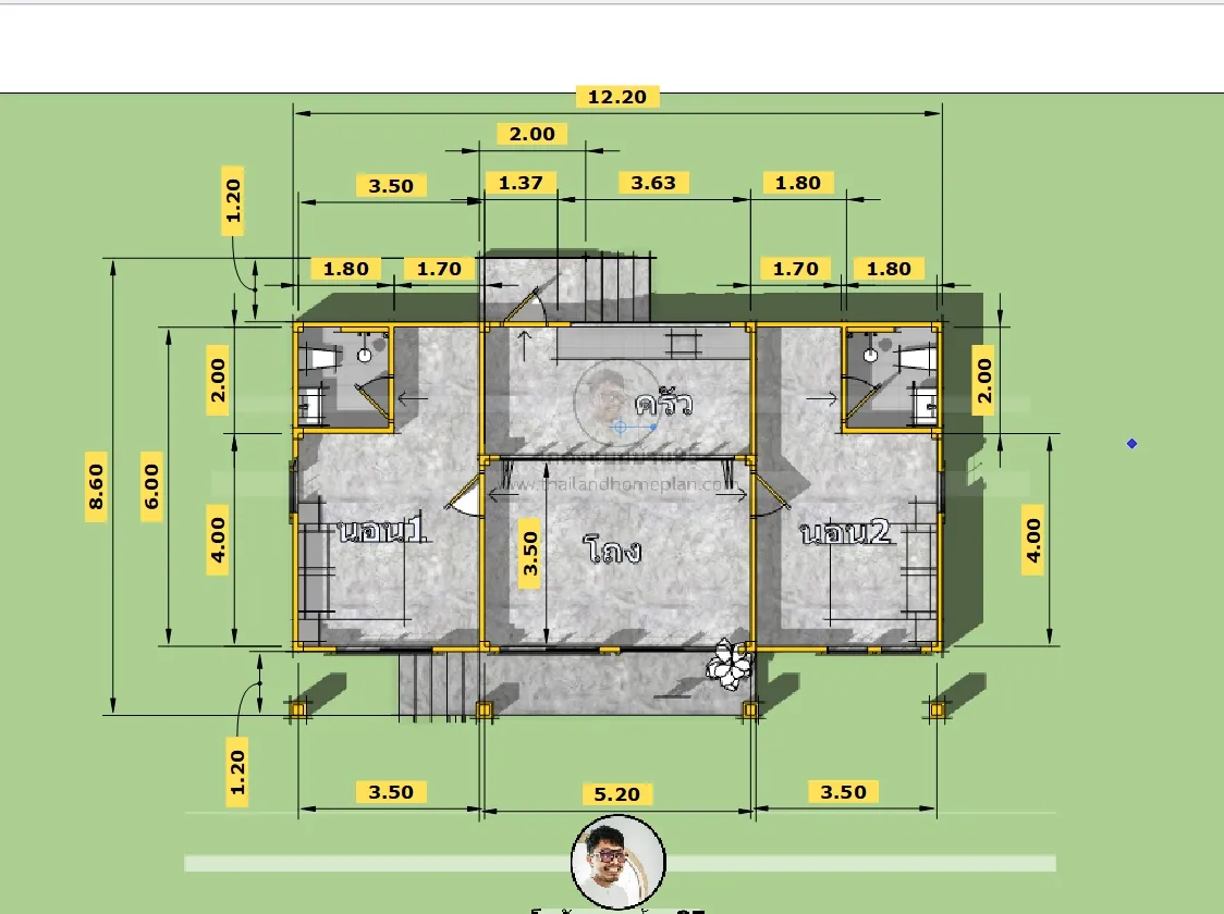P-2770-บ้านชั้นเดียวสไตล์ลอฟท์