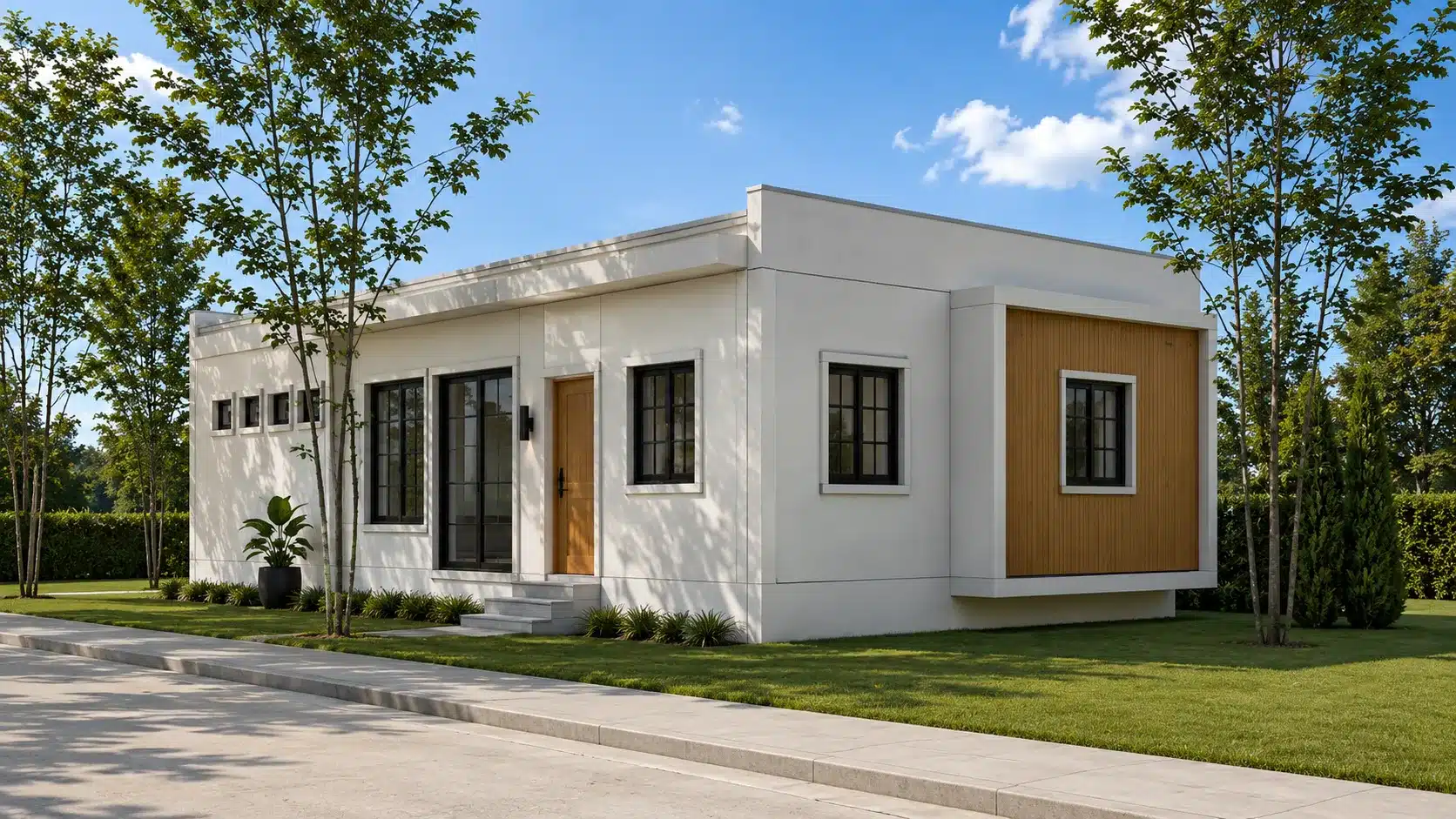 P-2509-บ้านชั้นเดียวสไตล์โมเดิร์น
